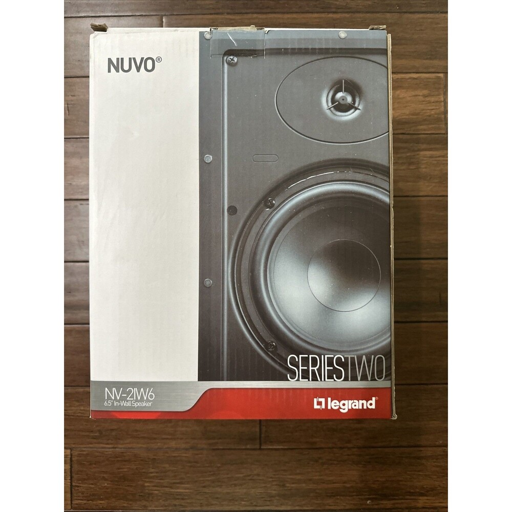 Legrand Nuvo NV-2IW6 Series Two 6.5" In Wall Speakers (1) Pair New Save Big!💥